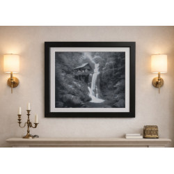 Ethereal Waterfall Scene