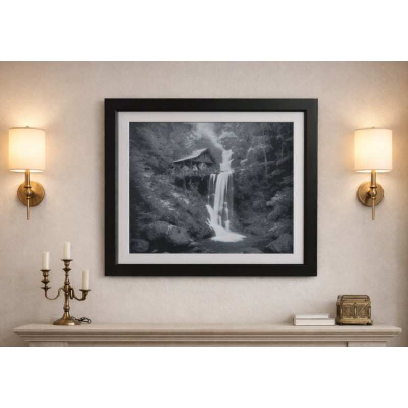 Ethereal Waterfall Scene