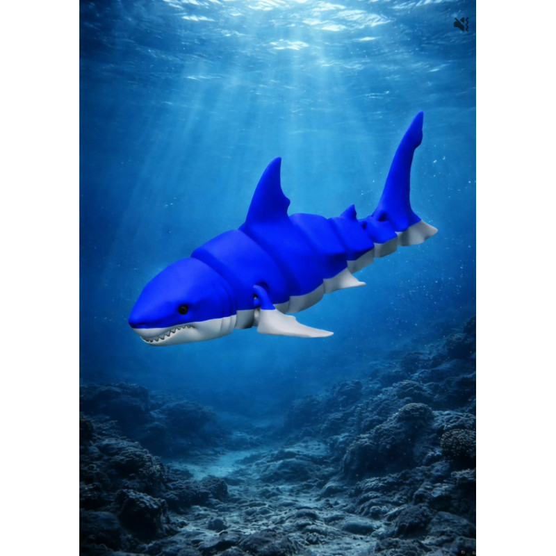 Articulating White Shark