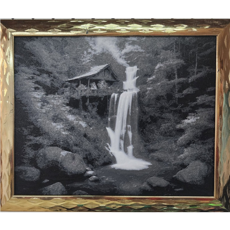 Ethereal Waterfall Scene Ethereal Waterfall Scene