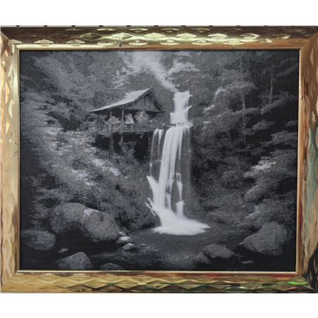 Ethereal Waterfall Scene