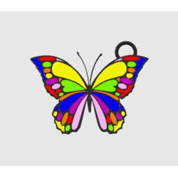 Butterfly Keychain