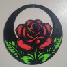 Red Rose Wall Decor