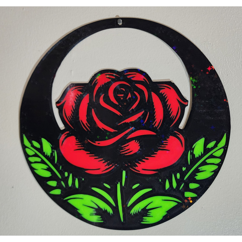 Red Rose Wall Decor Red Rose Wall Decor